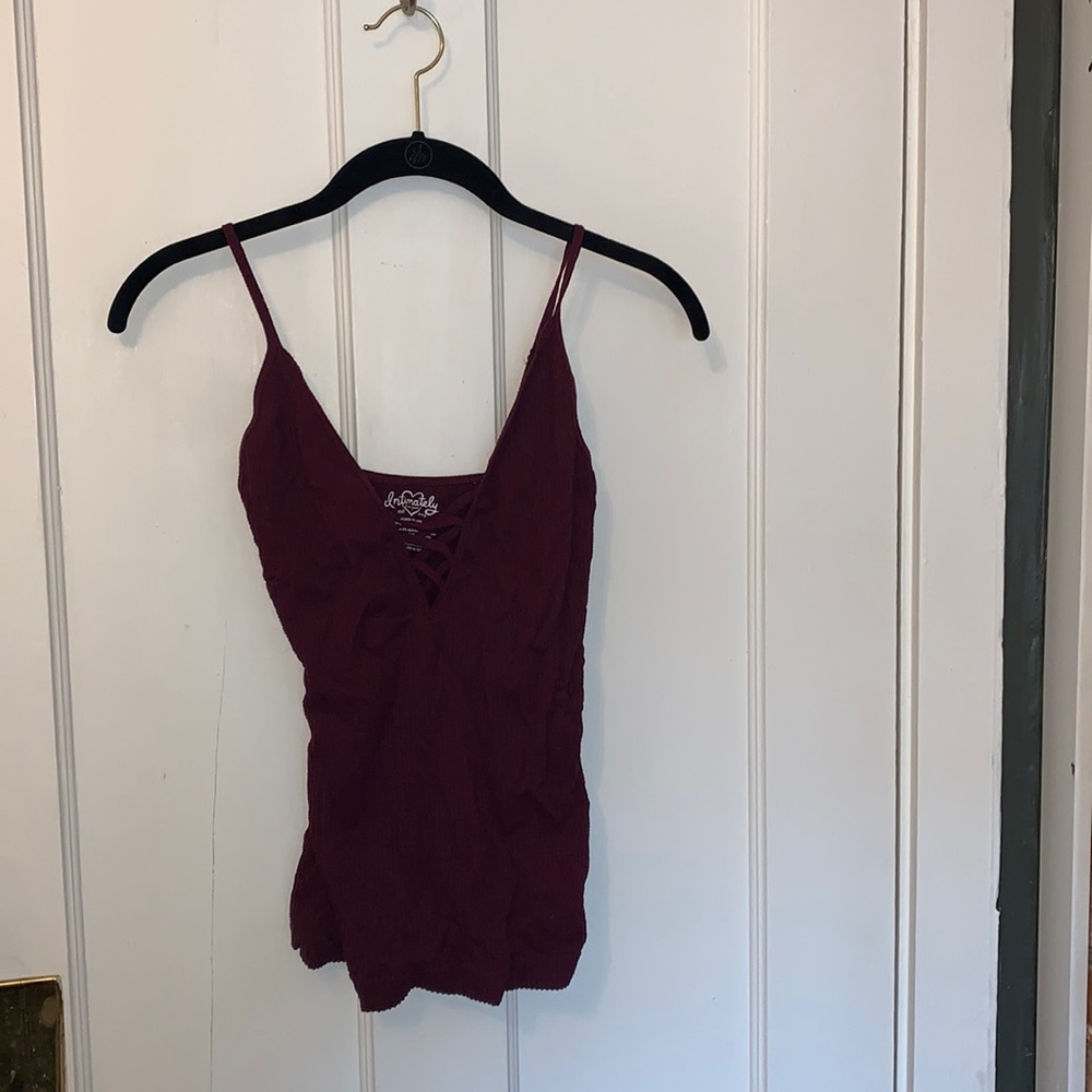 Free people - burgundy camisole